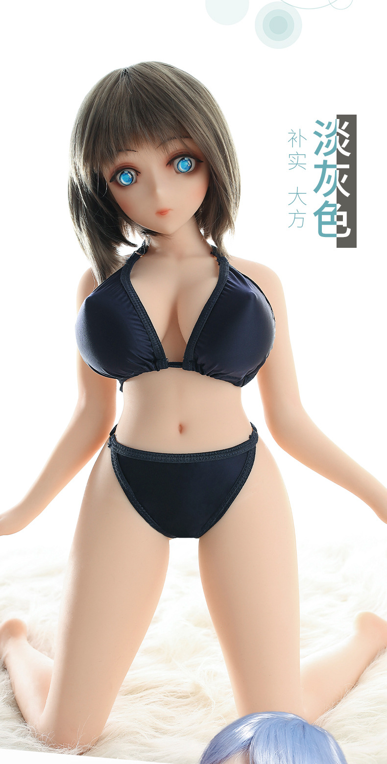 Full-body solid silicone doll, inflatable doll for men, insertable, high-grade e