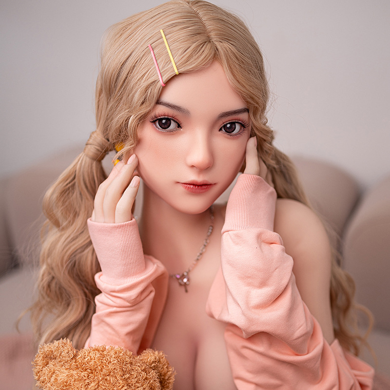 Full-body solid doll, all-silicone, real-life beautiful woman, inflatable, inser